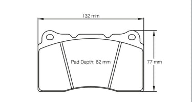 Pagid Racing Brake Pads No. 2487